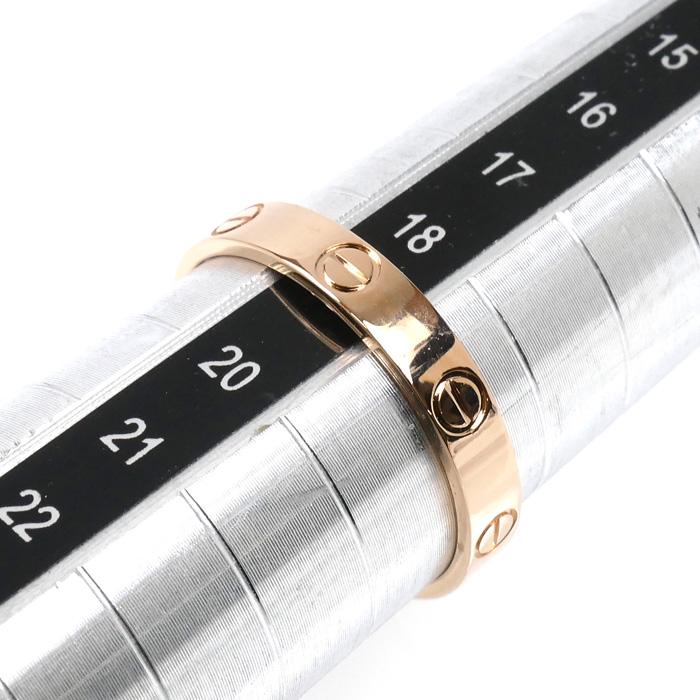 Cartier（カルティエ） K18PG ピンクゴールド ミニ ラブリング リング