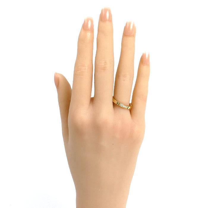 Cartier（カルティエ） K18YG マイヨンパンテール 4P ダイヤ リング
