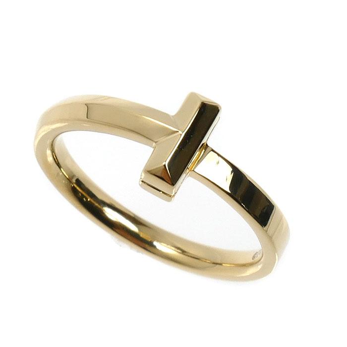 TIFFANY&Co.（ティファニー） K18YG イエローゴールド Tワン ナロー