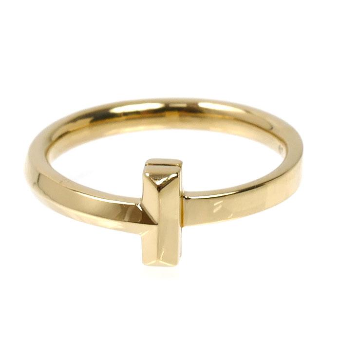 TIFFANY&Co.（ティファニー） K18YG イエローゴールド Tワン ナロー