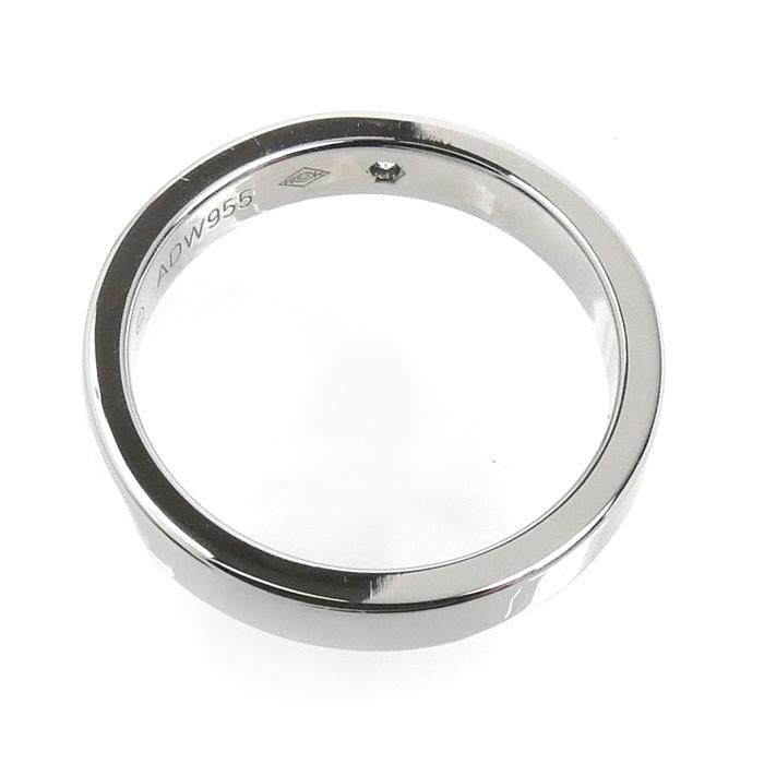 Cartier（カルティエ） Pt950プラチナ エングレーブド 1P ダイヤ