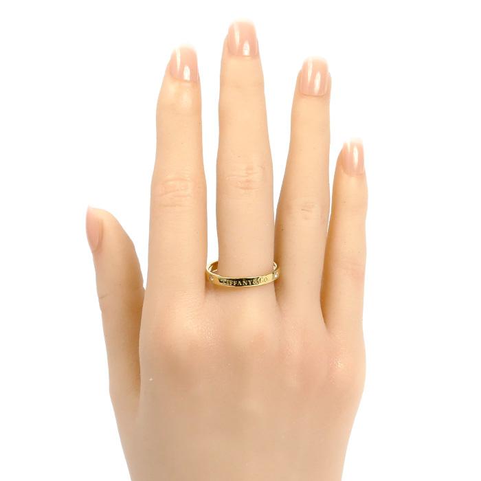 TIFFANY&Co.（ティファニー） K18YG イエローゴールド フラット