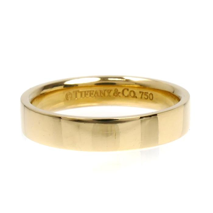 TIFFANY&Co.（ティファニー） K18YG イエローゴールド フラットバンド