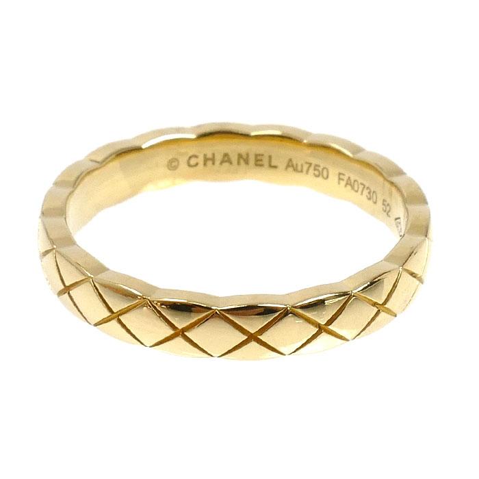 CHANEL（シャネル） K18YG イエローゴールド ココ クラッシュ リング