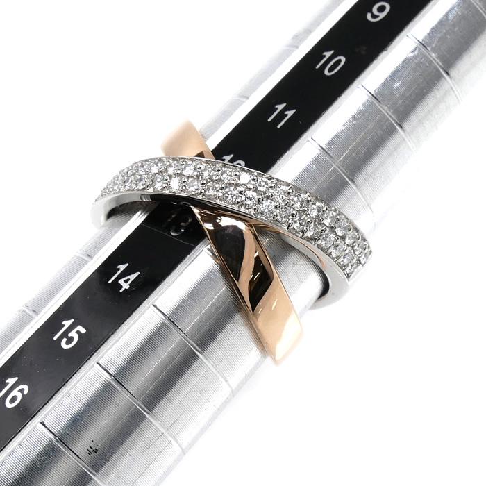 ヴァンドーム青山 VENDOME AOYAMA 一粒ダイヤモンドリング ダイヤ1P Pt900 7号 指輪/097787【中古】 Vendome Aoyama ヴァンドーム青山 K18PG Pt900 リング・指輪