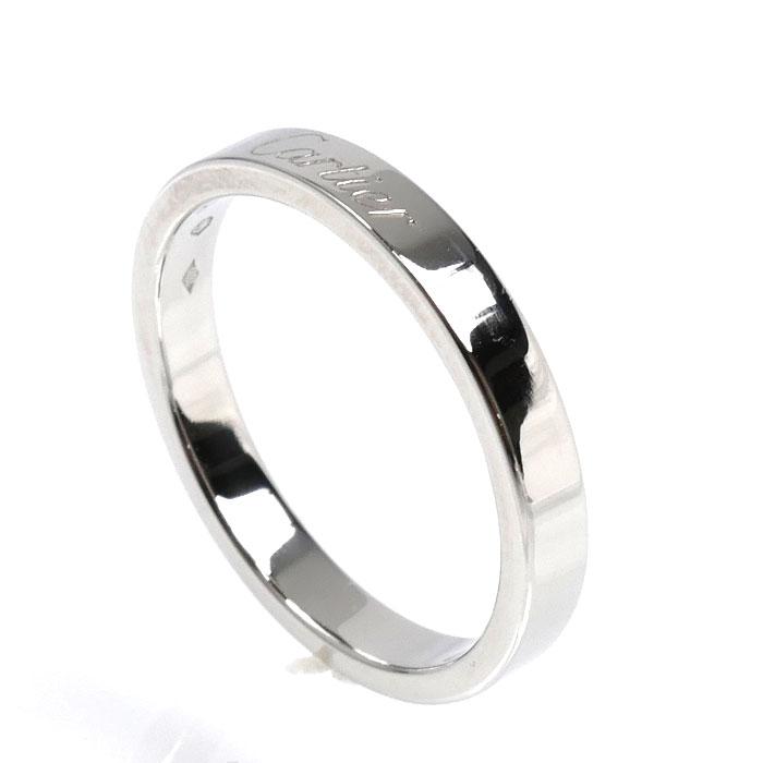 【極美品】Cartier Pt950 リング カルティエリング 金曜日まで大特価 Cartier（カルティエ） Pt950プラチナ エングレーブド リング・指輪