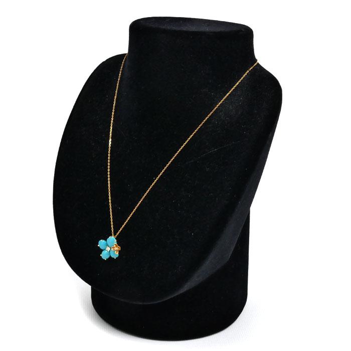 CHAUMET（ショーメ） K18PG ピンクゴールド オルタンシア ターコイズ