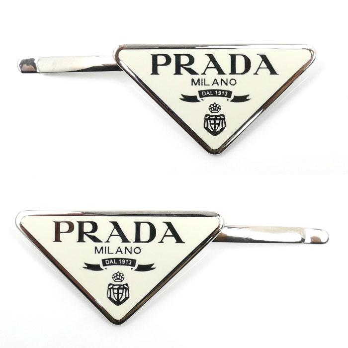 PRADA（プラダ） GP エナメル メタル ヘアピン ヘアアクセサリー ヘア