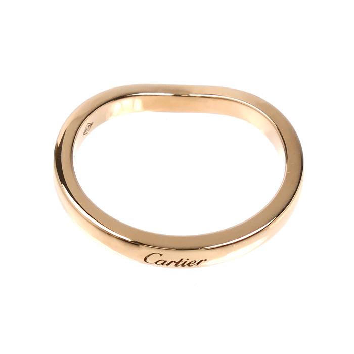 Cartier（カルティエ） K18PG バレリーナカーブ ハーフエタニティ
