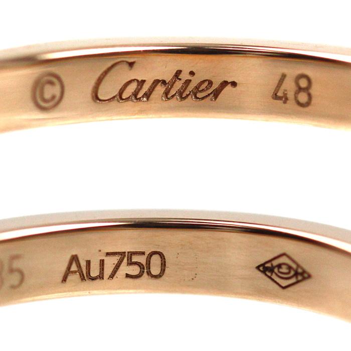 Cartier（カルティエ） K18PG バレリーナカーブ ハーフエタニティ