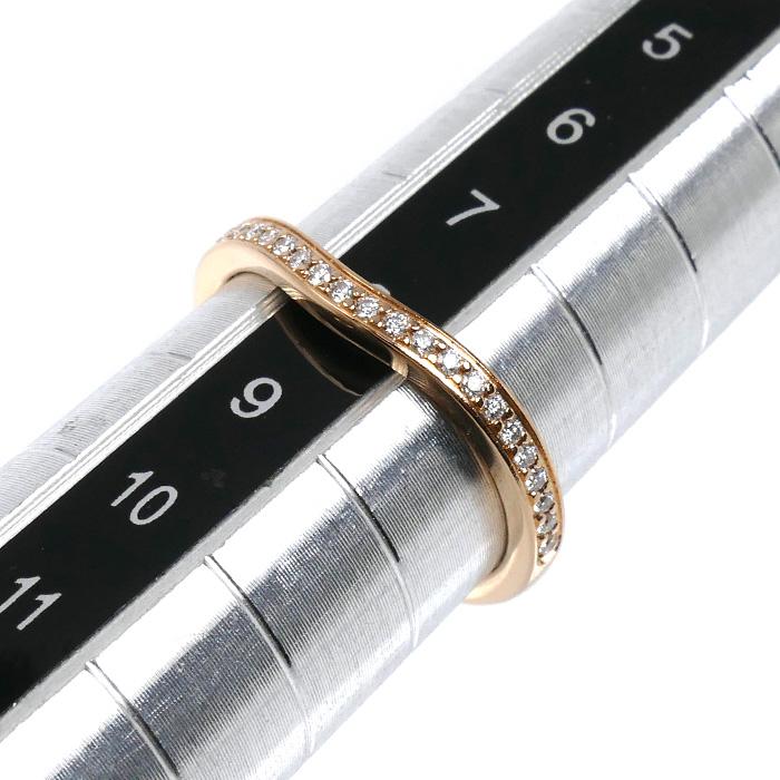 Cartier（カルティエ） K18PG バレリーナカーブ ハーフエタニティ