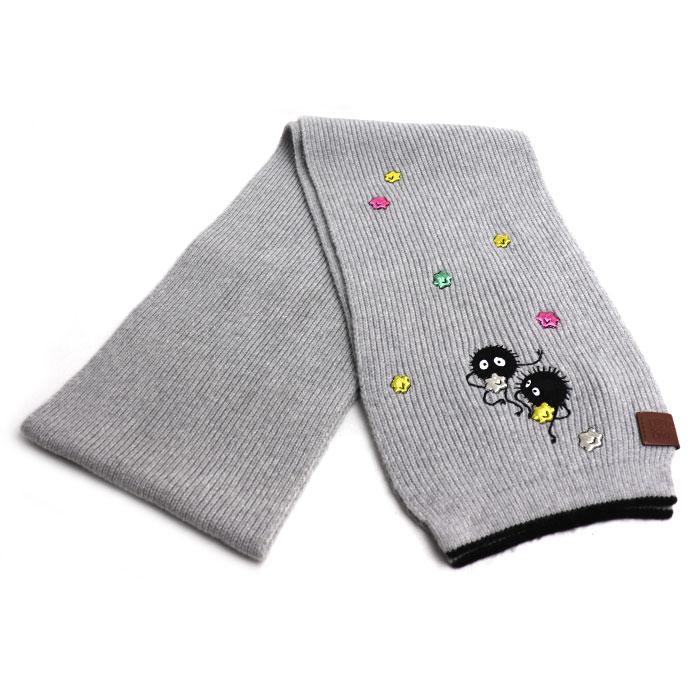 LOEWE（ロエベ） ジブリ 千と千尋の神隠し ススワタリ マフラー グレー