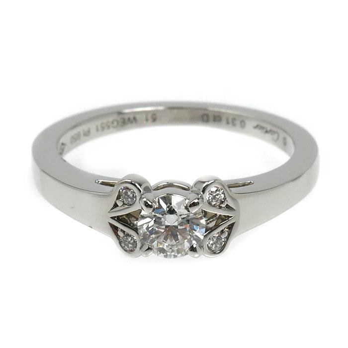 Cartier（カルティエ） Pt950プラチナ バレリーナ リング・指輪 