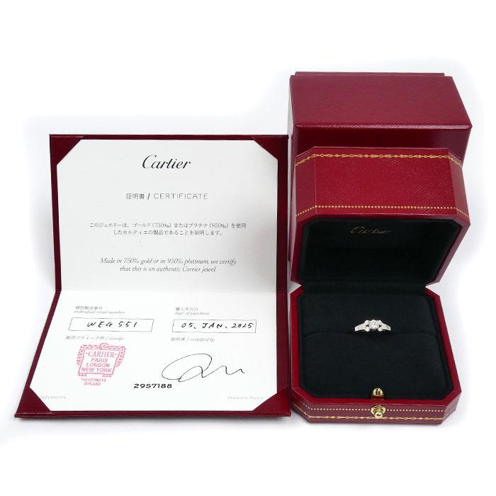 Cartier（カルティエ） Pt950プラチナ バレリーナ リング・指輪 