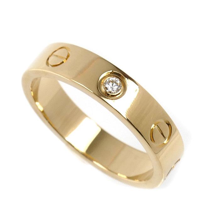 Cartier（カルティエ） K18YG イエローゴールド ミニラブ 1PD リング