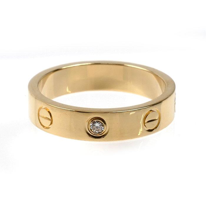 Cartier（カルティエ） K18YG イエローゴールド ミニラブ 1PD リング