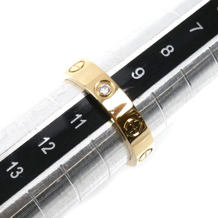 Cartier（カルティエ） K18YG イエローゴールド ミニラブ 1PD リング
