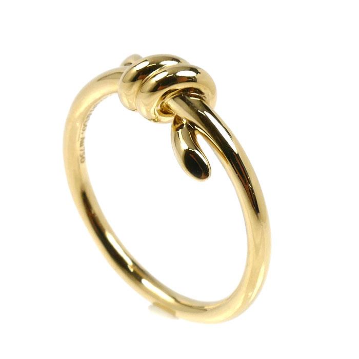 TIFFANY&Co.（ティファニー） K18YG イエローゴールド ノット リング