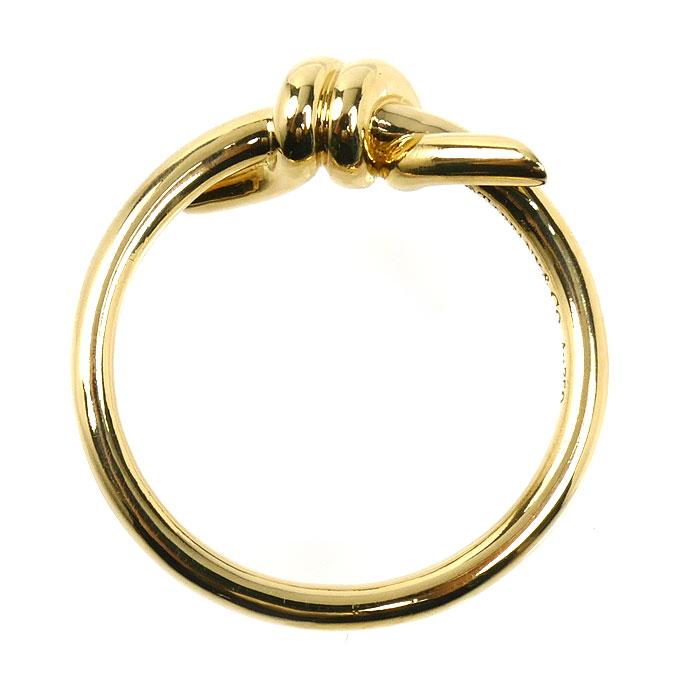TIFFANY&Co.（ティファニー） K18YG イエローゴールド ノット リング