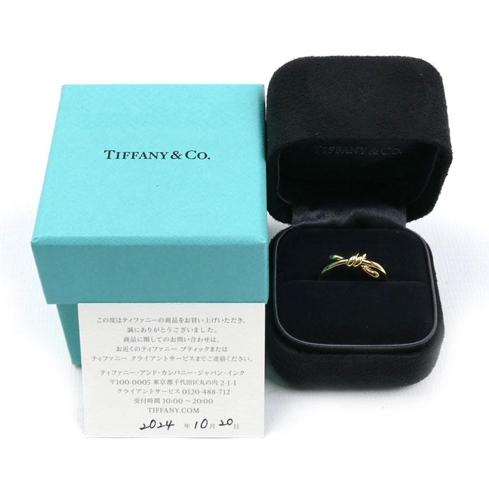 TIFFANY&Co.（ティファニー） K18YG イエローゴールド ノット リング