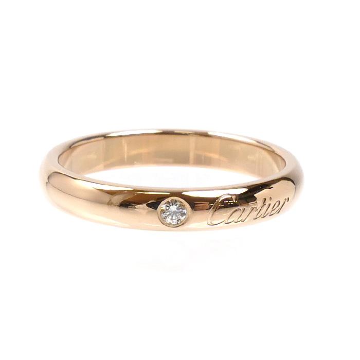 Cartier（カルティエ） K18PG ピンクゴールド C ドゥ 1P ダイヤ リング