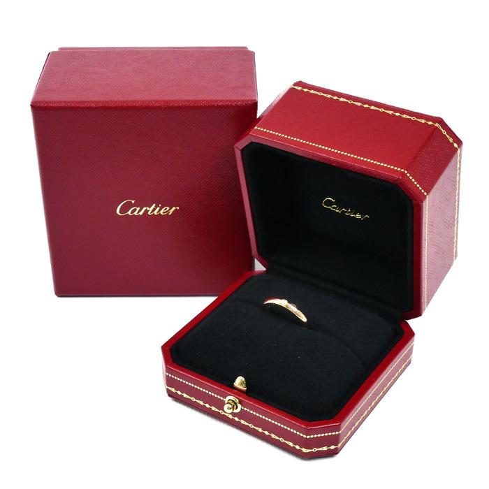 Cartier（カルティエ） K18PG ピンクゴールド C ドゥ 1P ダイヤ リング