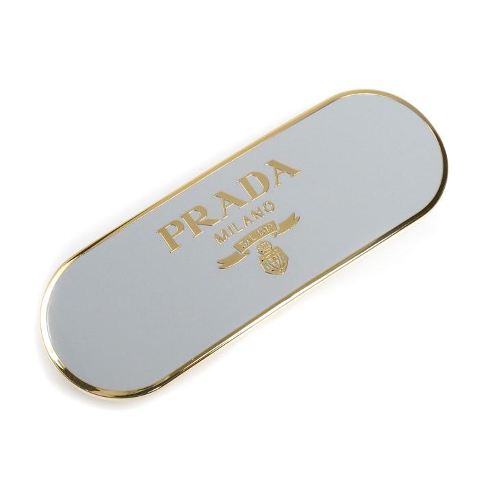 PRADA（プラダ） GP ロゴ バレッタ ヘアクリップ ヘアアクセサリー