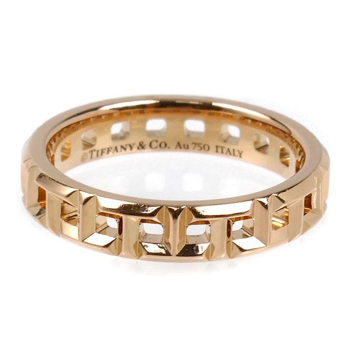 TIFFANY&Co.（ティファニー） K18PG ピンクゴールド Tトゥルー ナロー