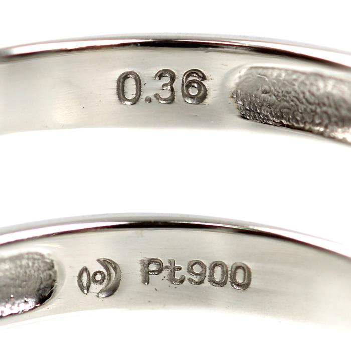 TASAKI タサキ Pt900プラチナ リング・指輪 ダイヤモンド0.36ct 12号