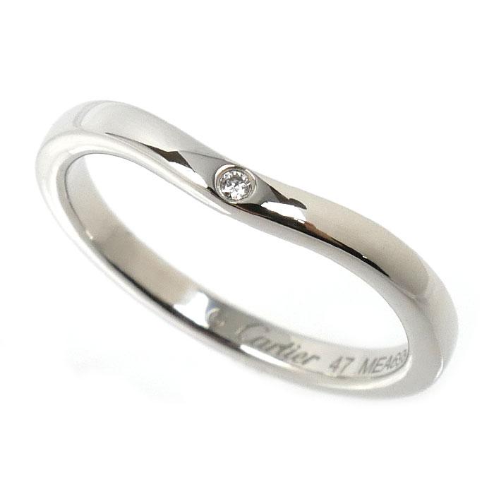 Cartier（カルティエ） Pt950 バレリーナ カーブ ウェディング