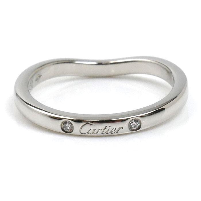 Cartier（カルティエ） Pt950 バレリーナ カーブ ウェディング 3P