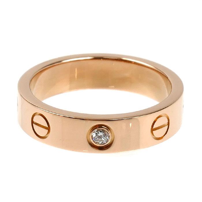 Cartier（カルティエ） K18PG ピンクゴールド ミニラブ 1P ダイヤ