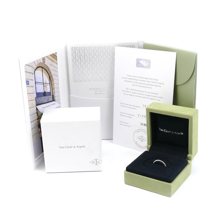 Van Cleef & Arpels ヴァンクリーフ＆アーペル K18WG ペルレ リング