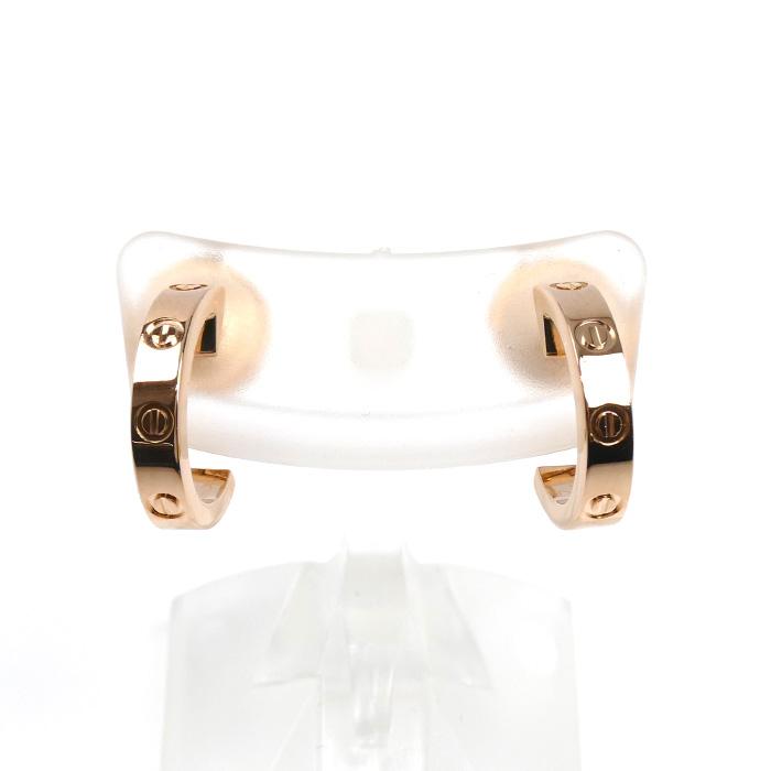 Cartier（カルティエ） K18PG ピンクゴールド ミニラブ ピアス