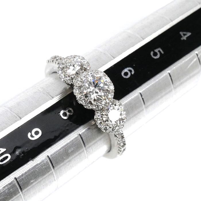 STAR JEWELRY プラチナダイヤリング美品 STAR JEWELRY スタージュエリー Pt950プラチナ リング・指輪 1PR0416