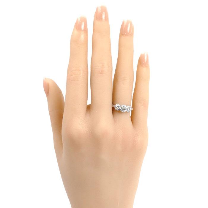 STAR JEWELRY スタージュエリー Pt950プラチナ リング・指輪 1PR0416