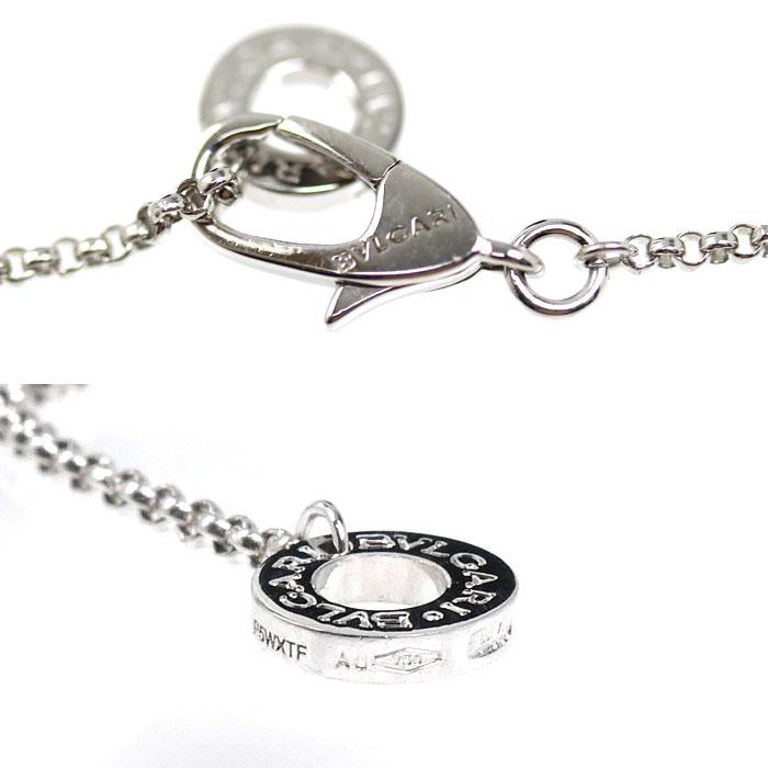 BVLGARI（ブルガリ） K18WG セルペンティ クロス ネックレス 354038