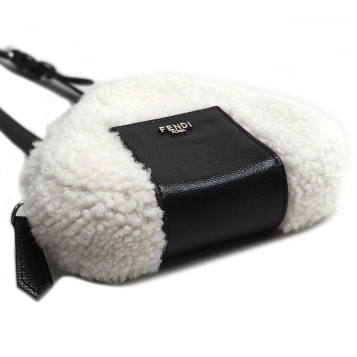 FENDI フェンディ おにぎり ショルダーバッグ ホワイト ブラック 7AS240 ユニセックス 中古 美品 古恵良販売 - 通販 - Yahoo ショッピング