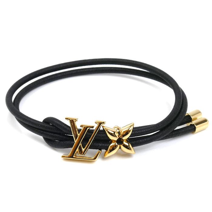 LOUIS VUITTON（ルイ・ヴィトン） GP レザー LVブルーム ブレスレット