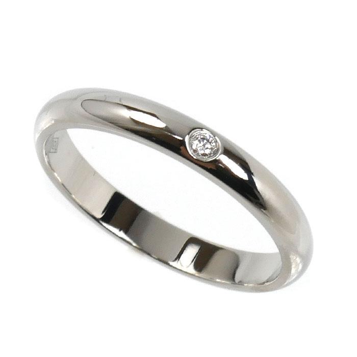 Cartier（カルティエ） Pt950プラチナ 1895ウェディング 1Pダイヤ