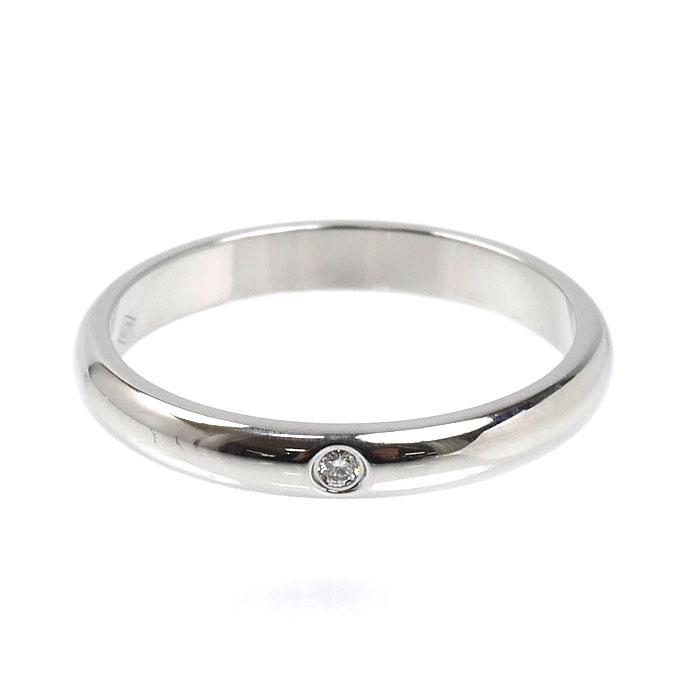 Cartier（カルティエ） Pt950プラチナ 1895ウェディング 1Pダイヤ