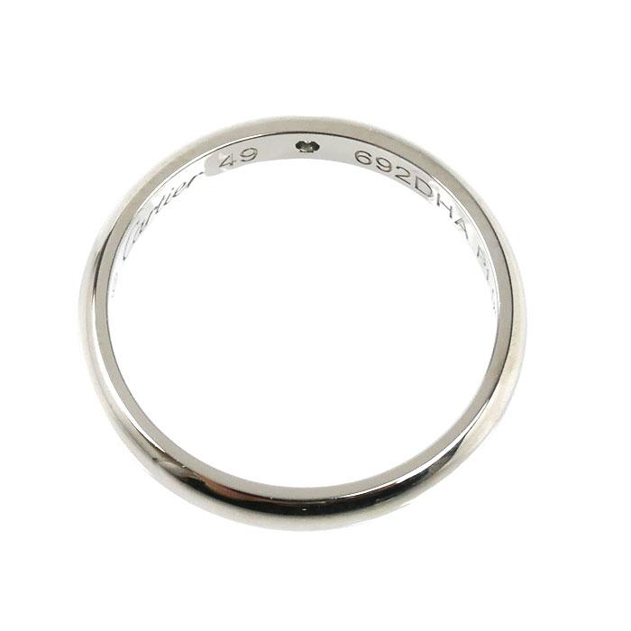 【美品】Cartier　カルティエ　1Pダイヤモンド　リング　プラチナ Cartier（カルティエ） Pt950プラチナ 1895ウェディング 1Pダイヤ