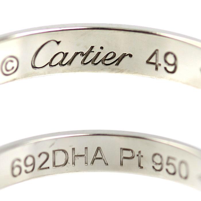 Cartier（カルティエ） Pt950プラチナ 1895ウェディング 1Pダイヤ