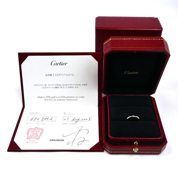 Cartier（カルティエ） Pt950プラチナ 1895ウェディング 1Pダイヤ