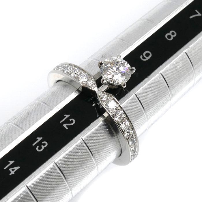 CHAUMET ショーメ Pt950 ダイヤモンド プラチナ リング指輪正規品 CHAUMET（ショーメ） 【新品同様】ショーメ ハーフエタニティ リング