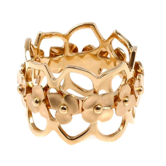 CHAUMET（ショーメ） K18PG ピンクゴールド オルタンシア リング・指輪