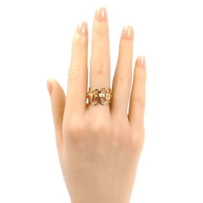 CHAUMET（ショーメ） K18PG ピンクゴールド オルタンシア リング・指輪