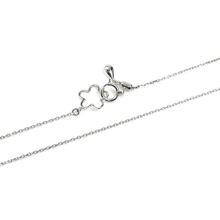 小寺智子 K18WG ホワイトゴールド ネックレス ダイヤモンド0.31ct 4.6g