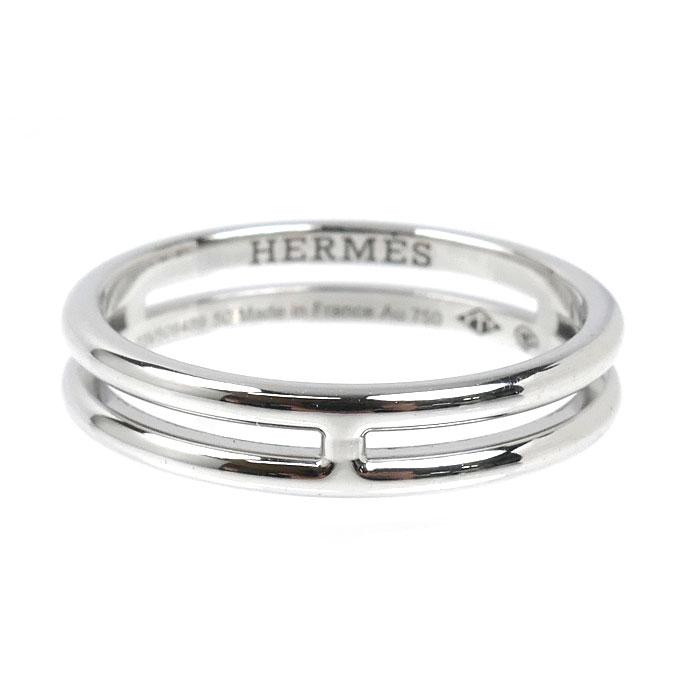 HERMES（エルメス） K18WG ホワイトゴールド アリアンヌ リング・指輪