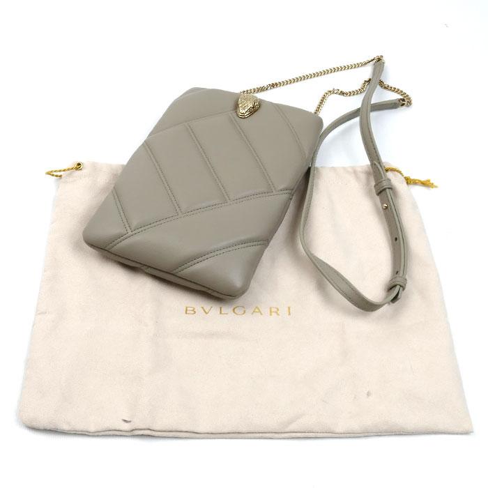 BVLGARI（ブルガリ） セルペンティ ショルダーバッグ グレー 291812